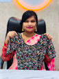 Kalamkari Readymade Blouse – XL Size (Elastic)