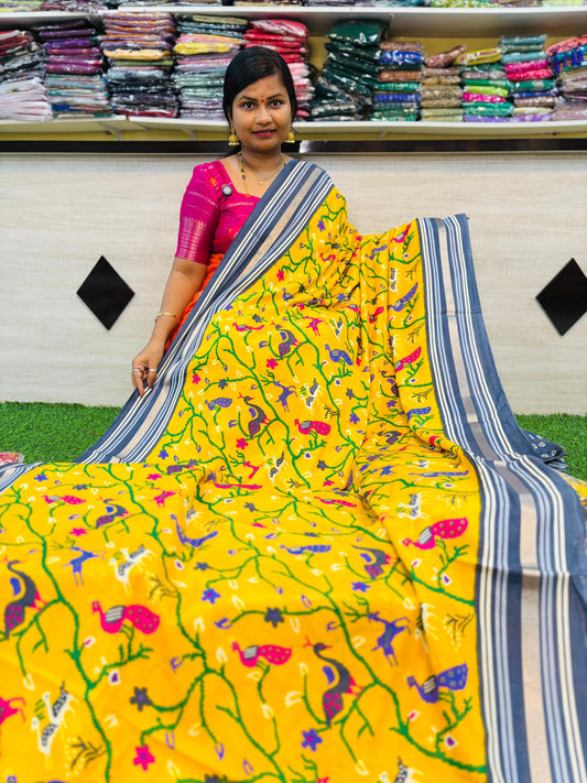 Kalamkari soft silk