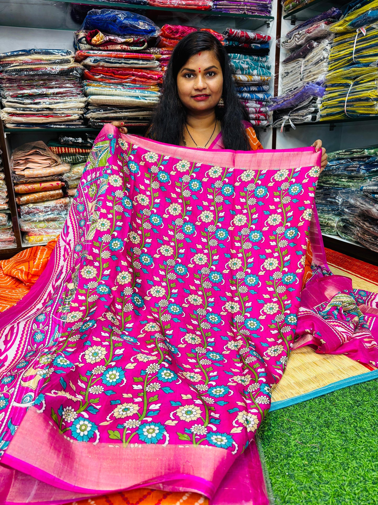 Mashroom silk in Bandini design