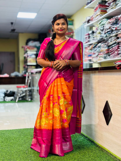 Tulip Semi Crape Saree