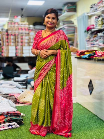 Bandhini Silk Sarees