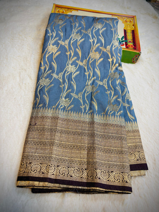 Raw Mango Pattu saree