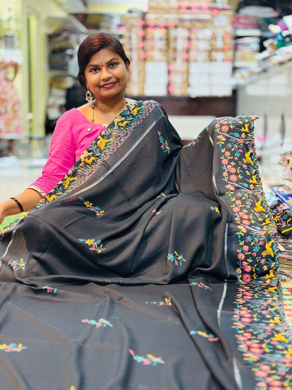 Floral Chiffon Saree