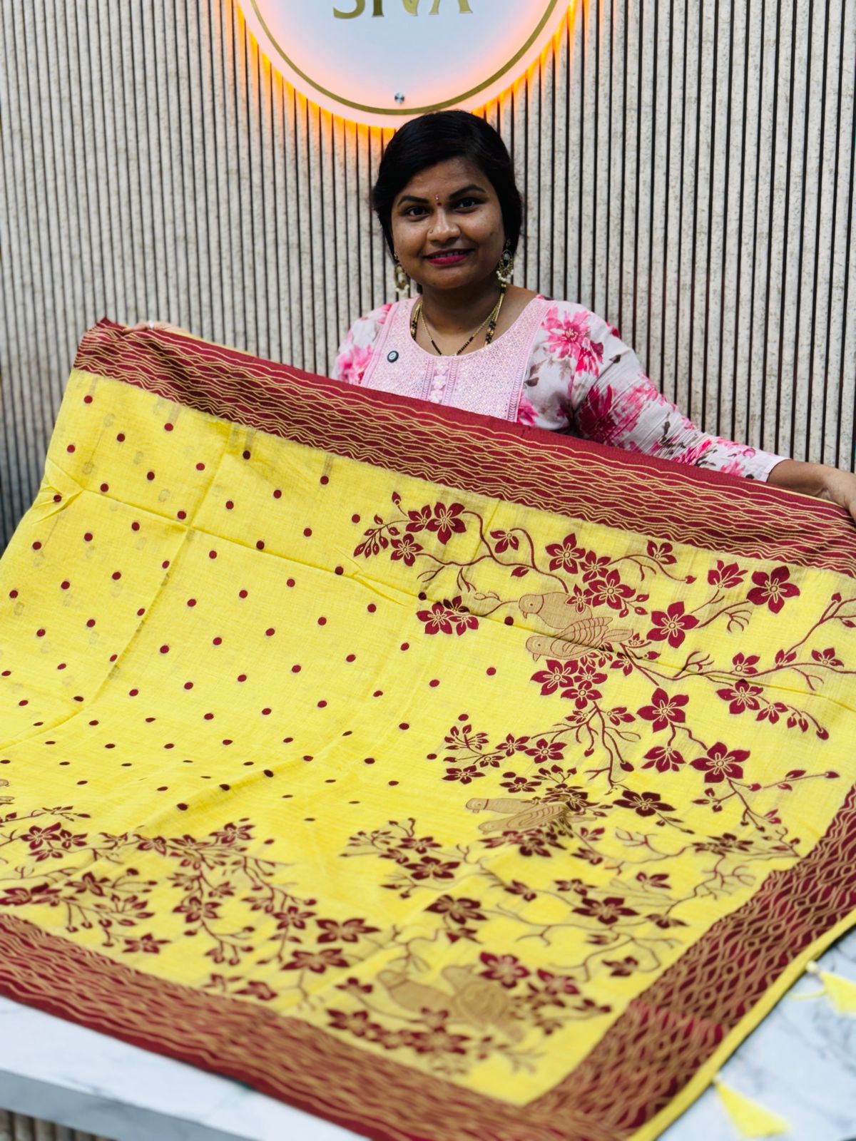 Handloom Lenin jamdani
