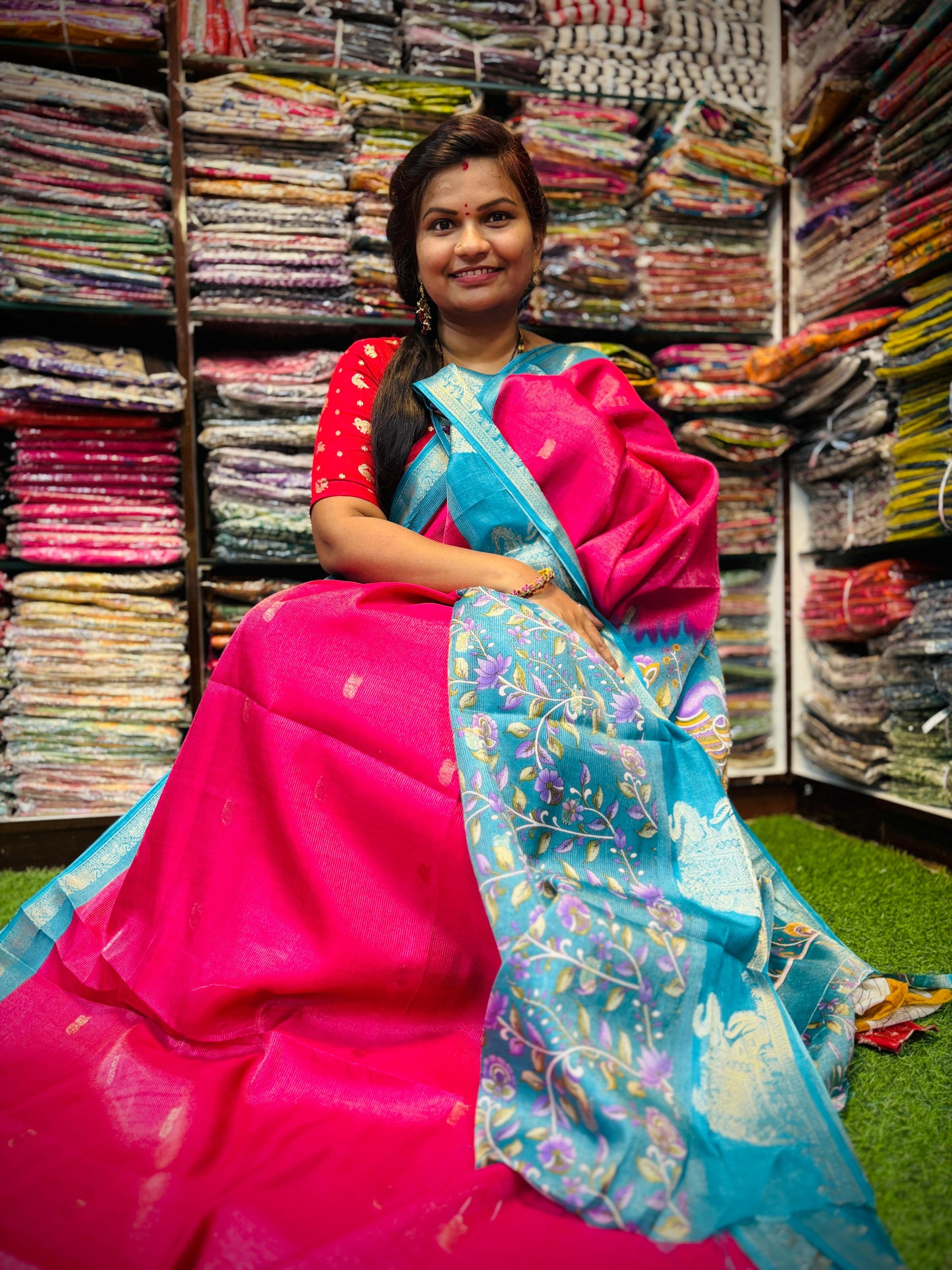 Mangalagiri uppada tissue Pattu sarees