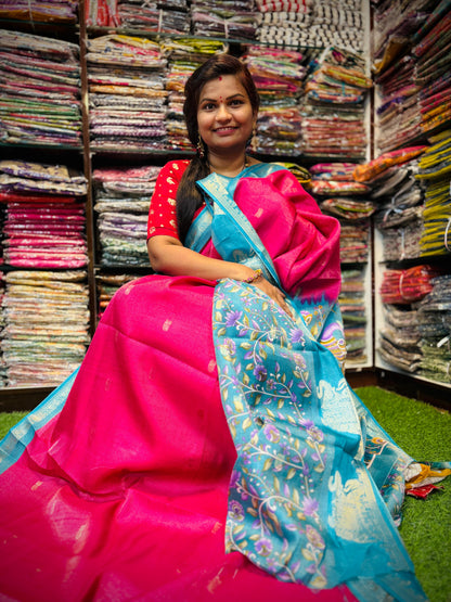 Mangalagiri uppada tissue Pattu sarees