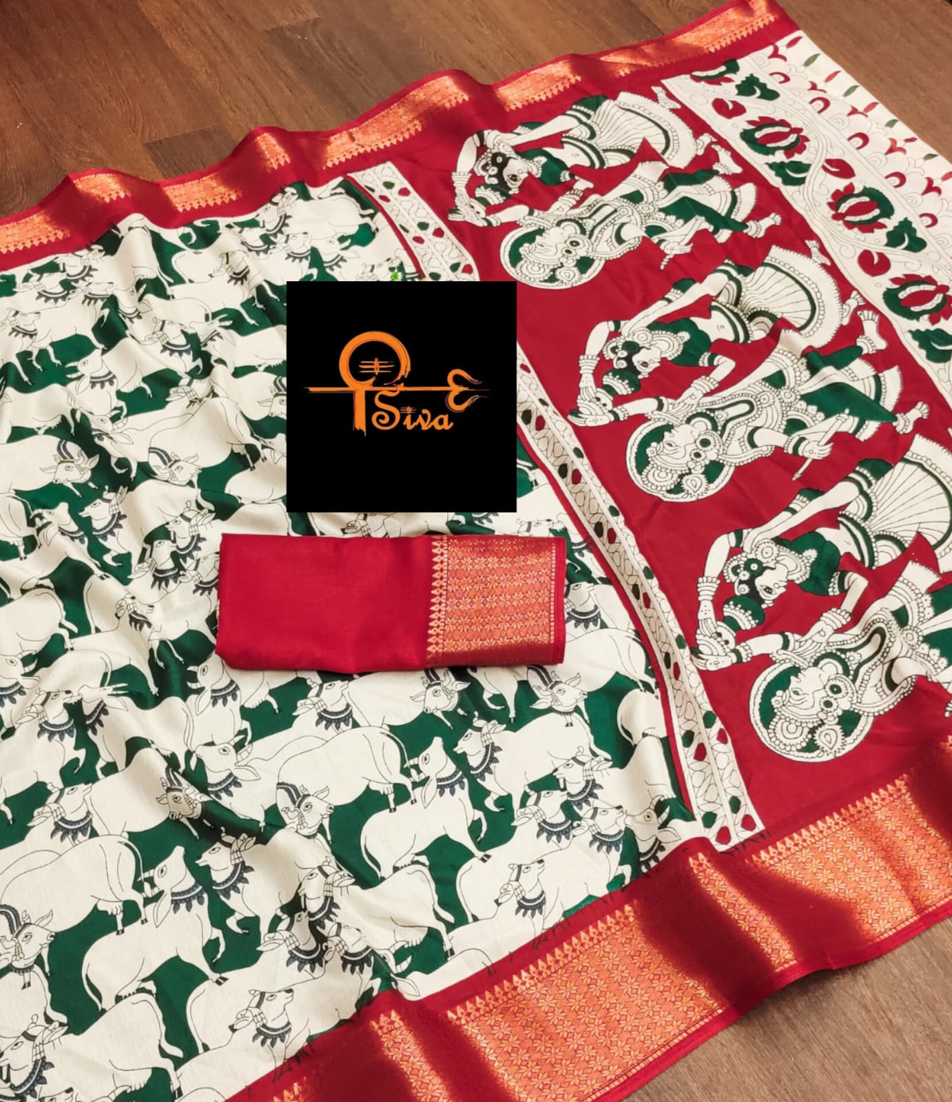 Kalamkari Butter Silk Sarees