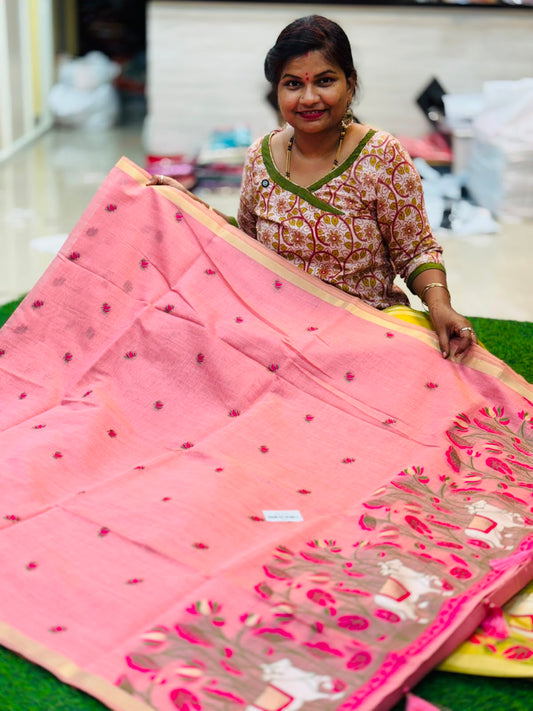 Handloom Lenin jamdani