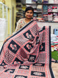 Azrak Satin Crepe Sarees