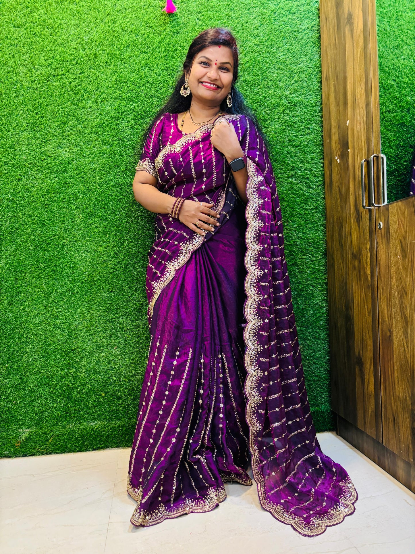 Premium Space Silk Sarees