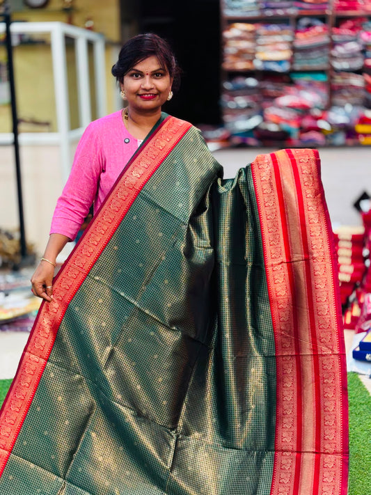 Semi Kanchi Pattu Sarees