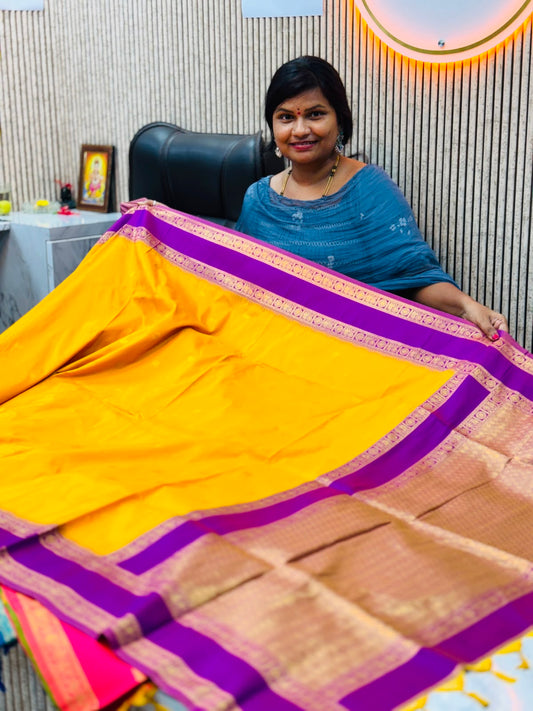 Semi Gadwal Pattu Saree