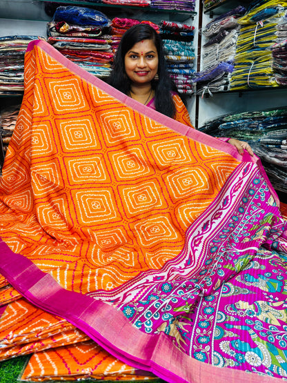 Mashroom silk in Bandini design