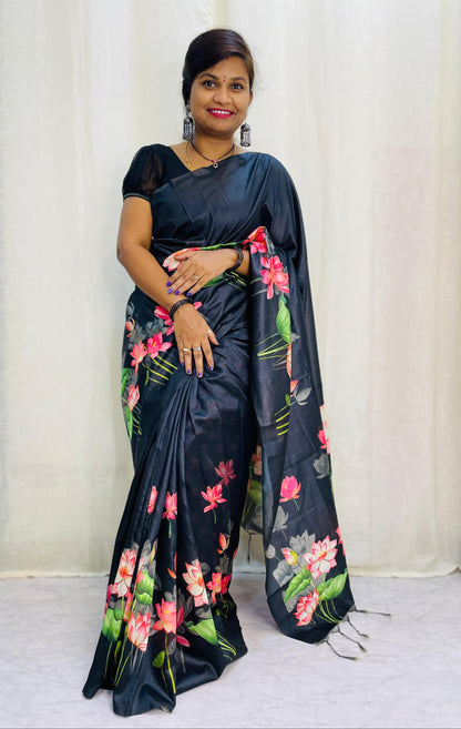 టస్సర్ సిల్క్ చీర 