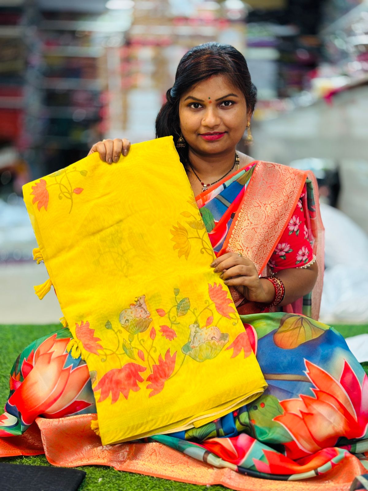Tulip Chanderi silk
