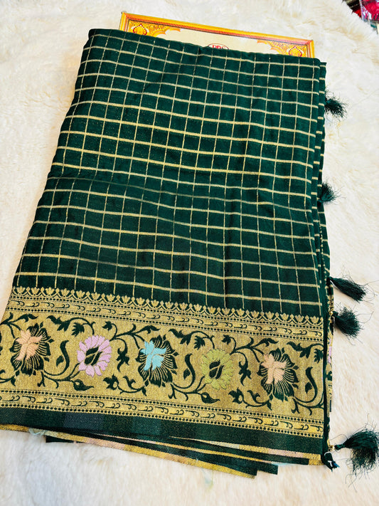 Raw Mango Pattu saree