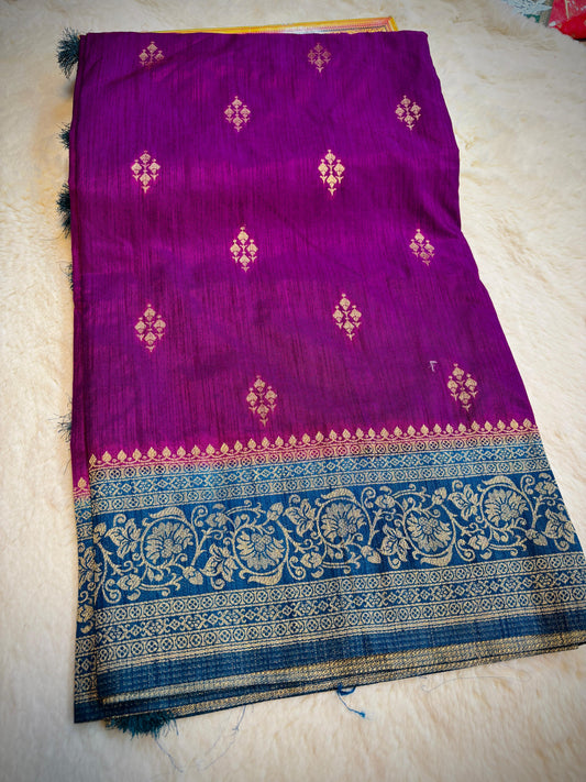 Raw Mango Pattu saree
