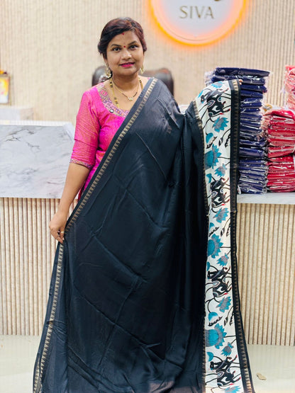 Pichwai Mashmellow Mangalagiri sarees