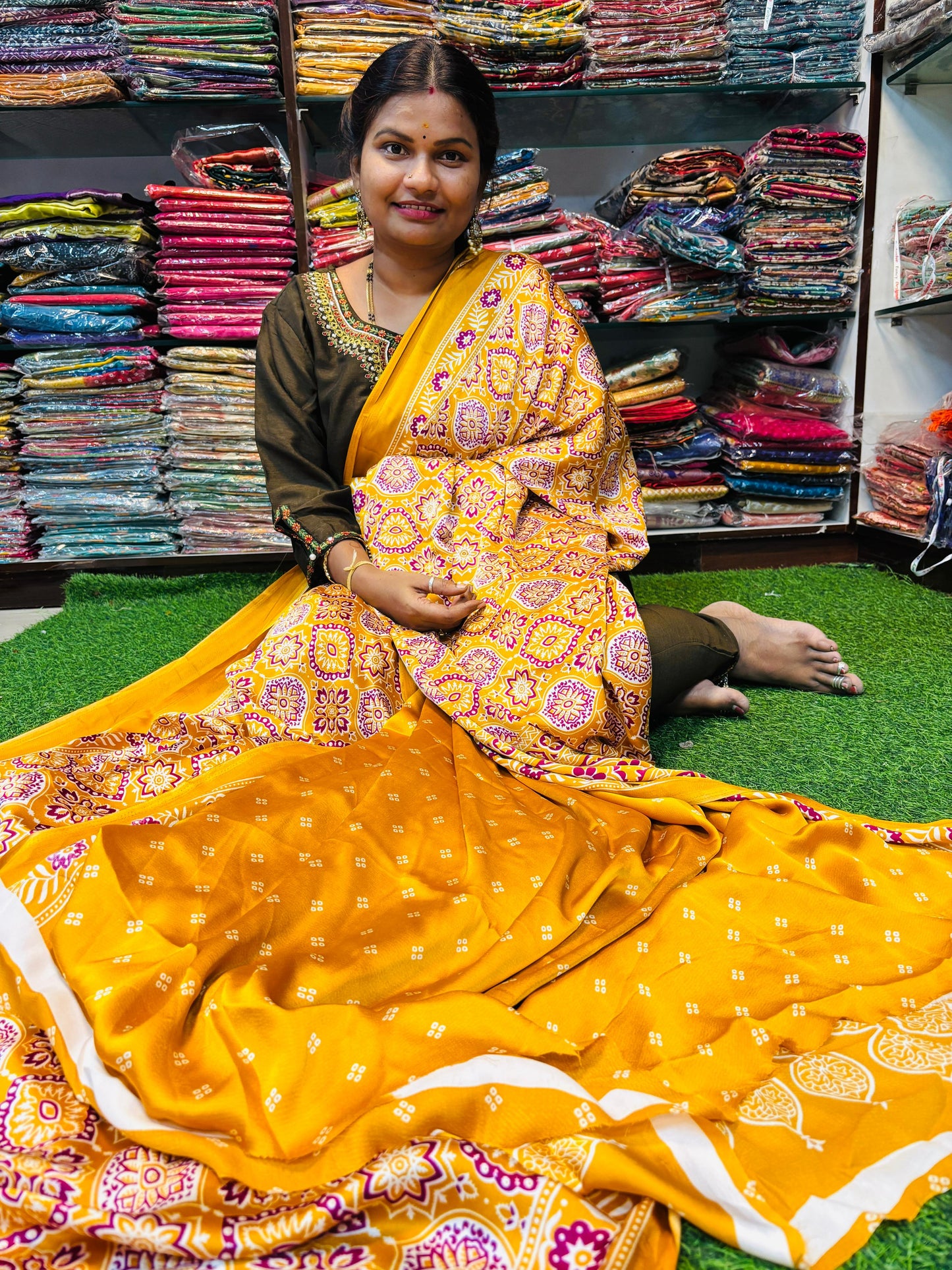 Ajrak Modal Silk