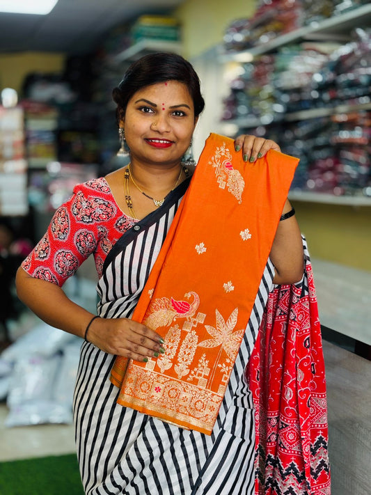 Meenakari Pattu Saree