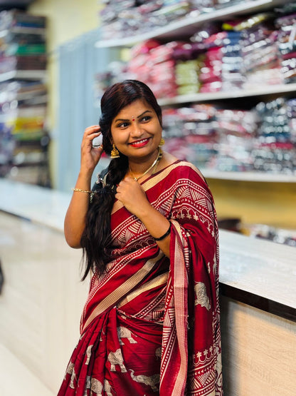 Maheswari Mal Cotton Saree