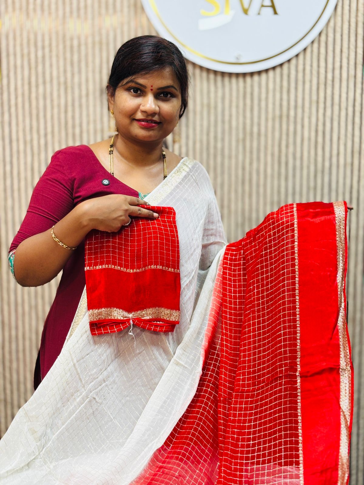 2D Viscouse Georgette Saree