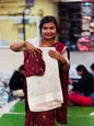 Viscouse Georgette With Satin Borders Sarees