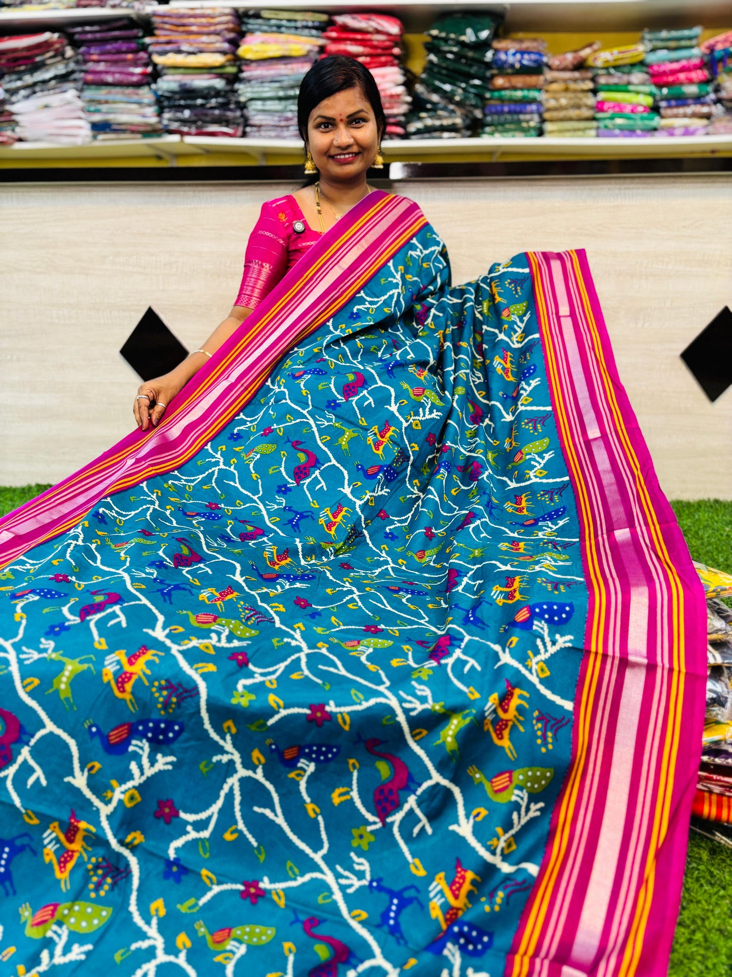 Kalamkari soft silk