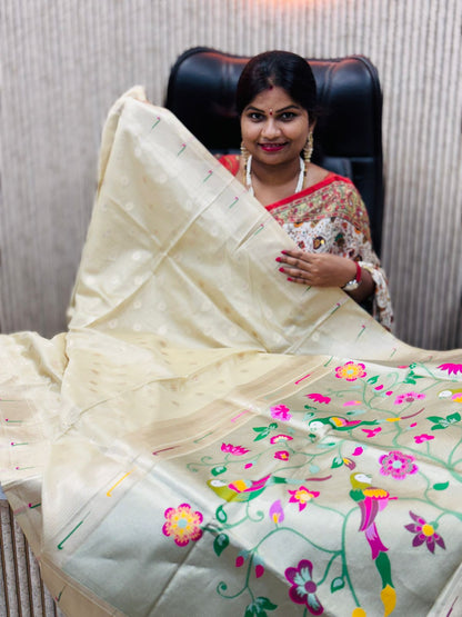 Banarasi Tissue Paithani Saree
