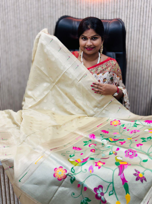 Banarasi Tissue Paithani Saree