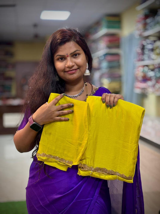 Georgette Lace Borders