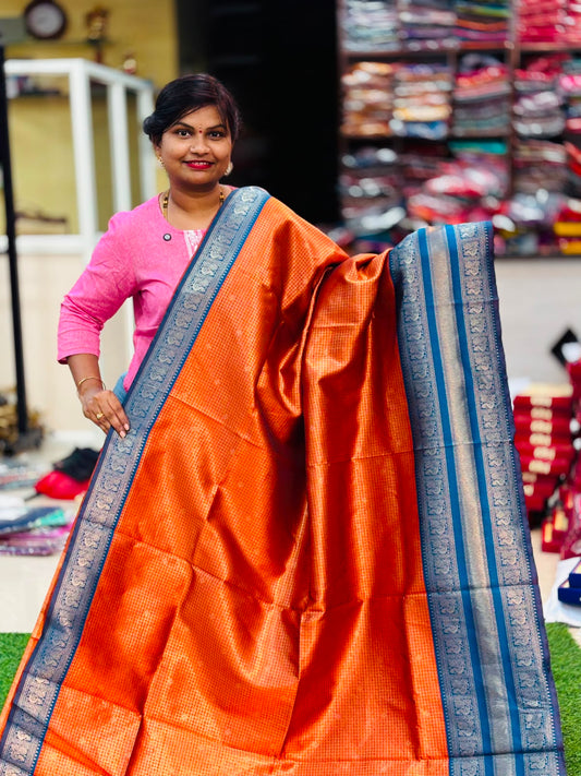 Semi Kanchi Pattu Sarees