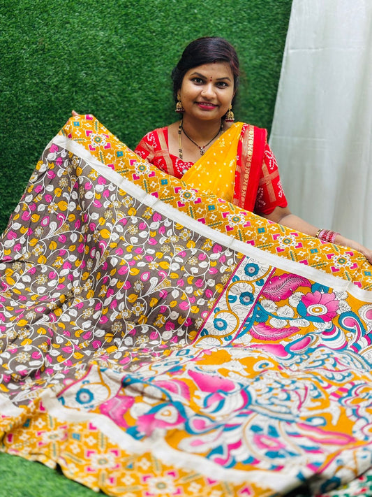Kalamkari Patola Silk