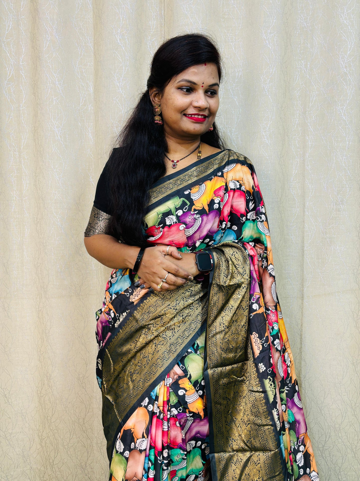 Kamadhenu Crape Silk