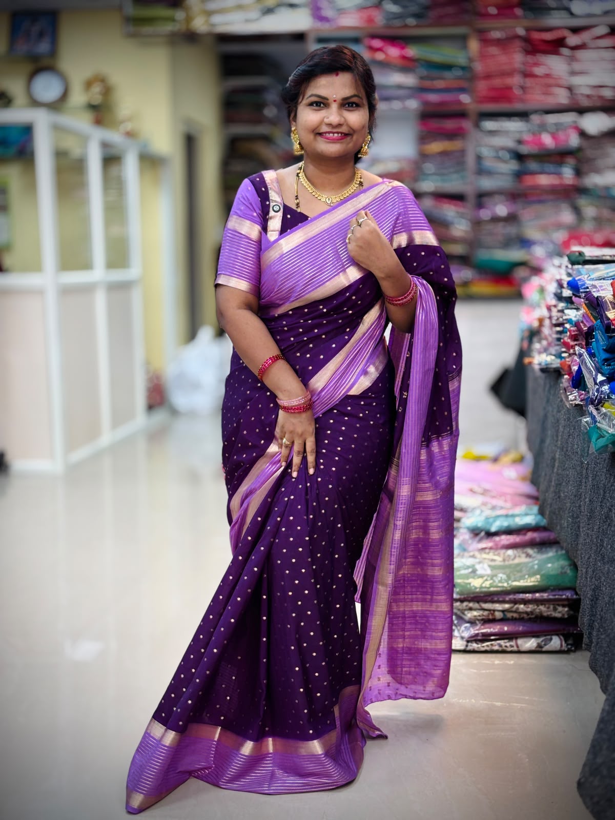 *15 days Prebook* Semi Mysore Crepe Sarees