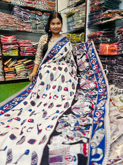 Mangli Instrumental Kalamkari cotton