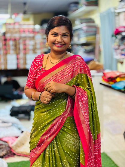 Bandhini Silk Sarees