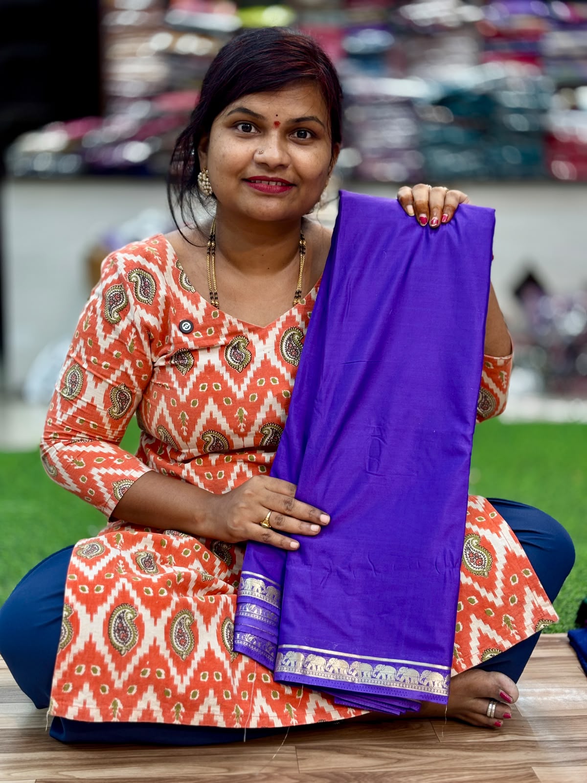 Elephant Semi Mysore crepe