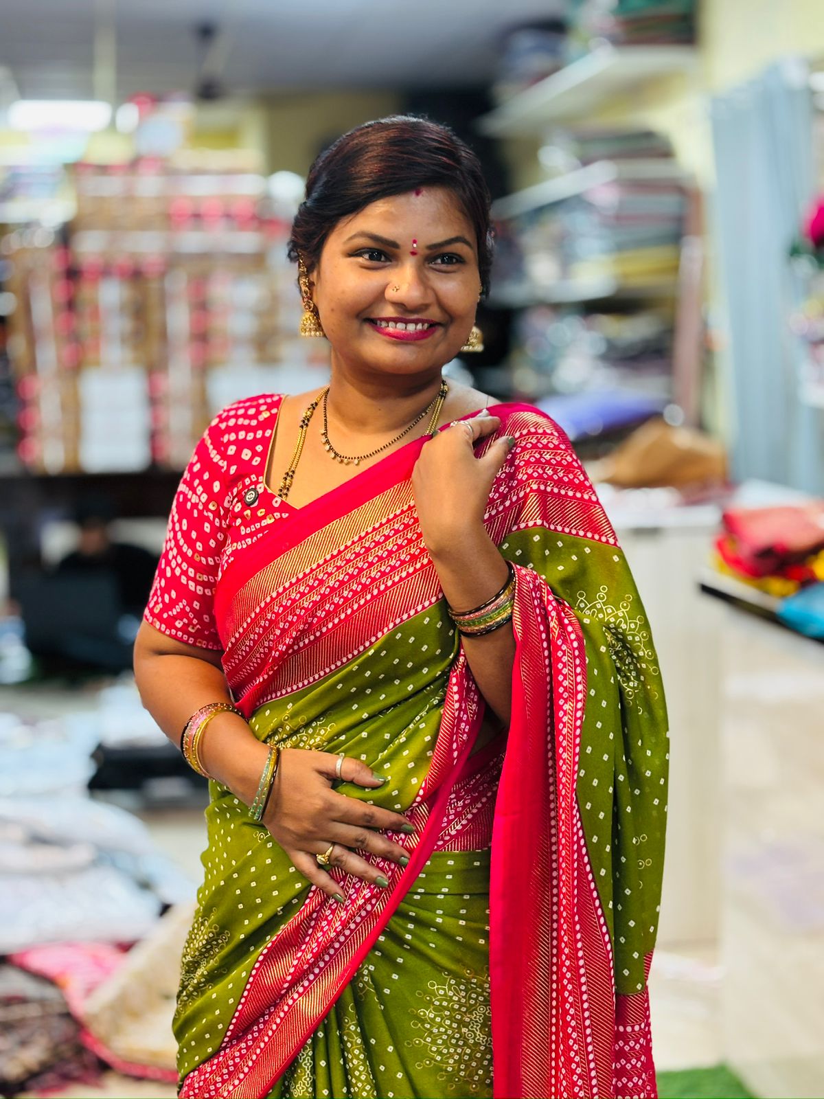 Chiffon Bandhini