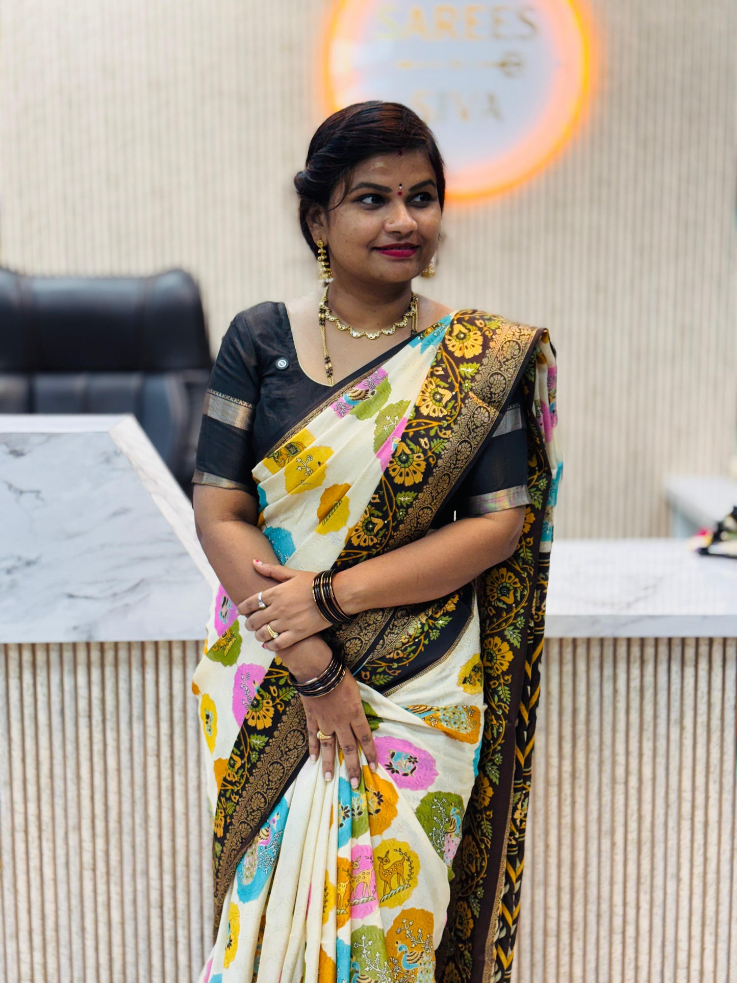 Mashmellow Georgette Saree
