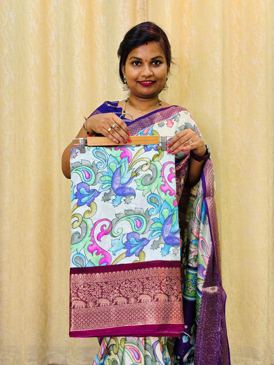 Kalamkari Kanchi Weaving