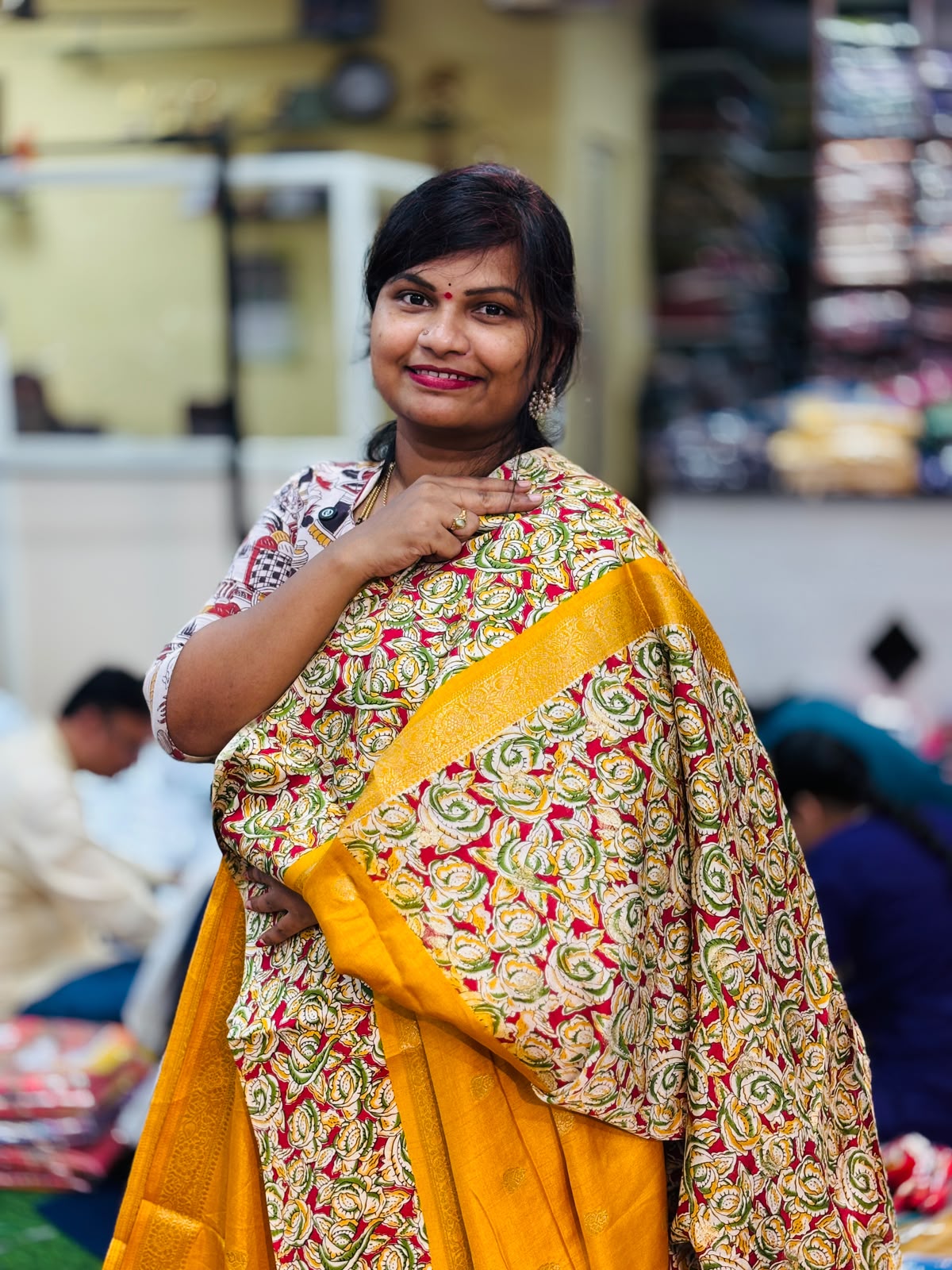 Kanchi Silk Sarees -Yellow