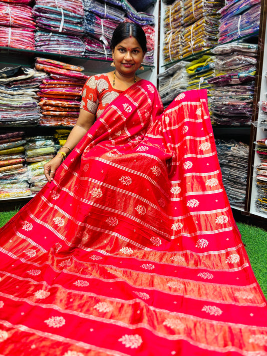 Premium Georgette Moonga viscous- Pink