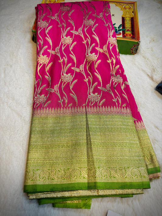 Raw Mango Pattu saree