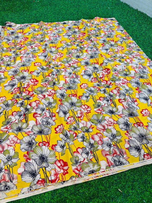 Kalamkari cotton fabric