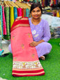Brocade Pattu with weaving borders