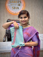 Chiffon Azrak Printed Saree