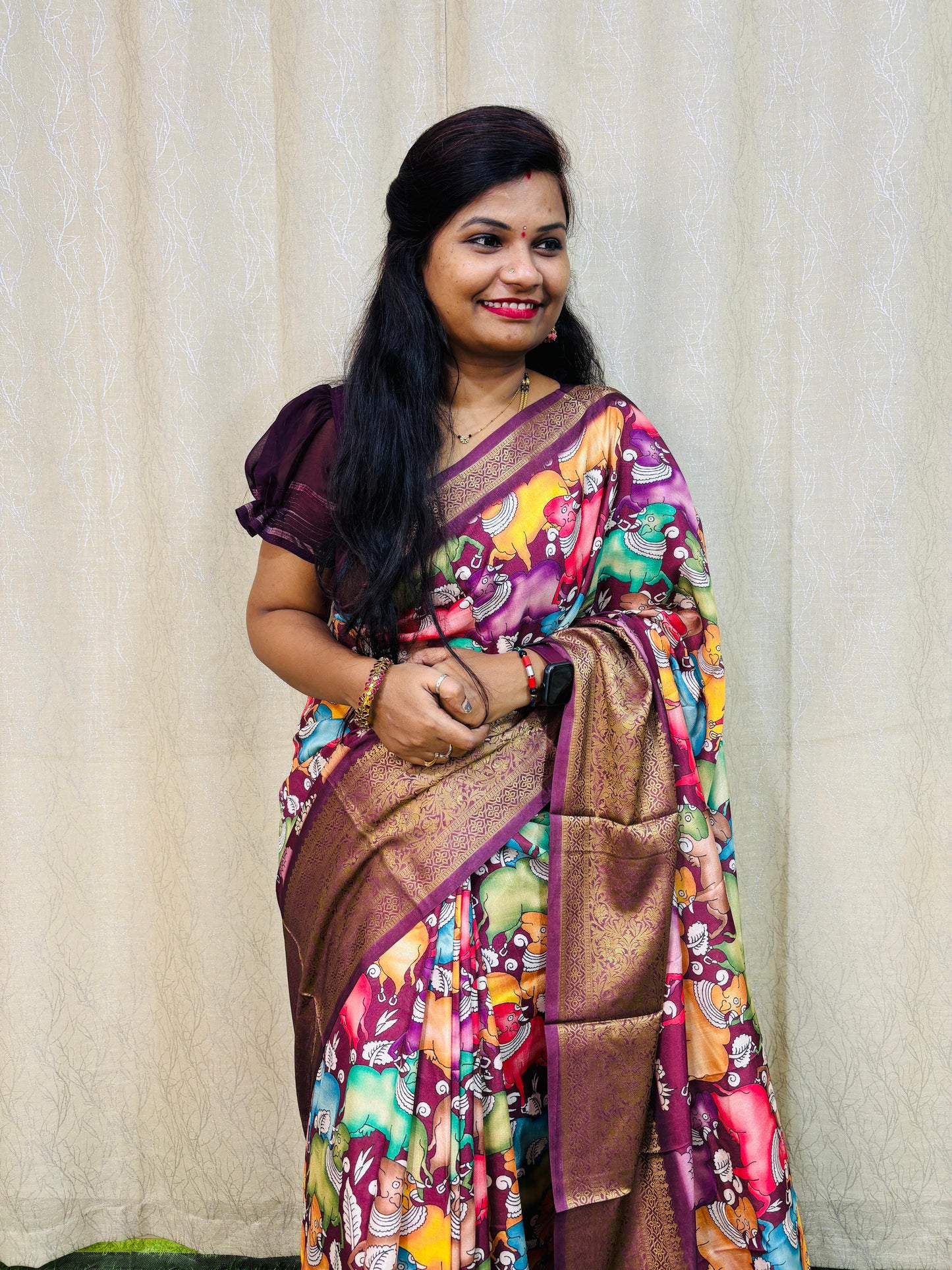 Kamadhenu Crape Silk