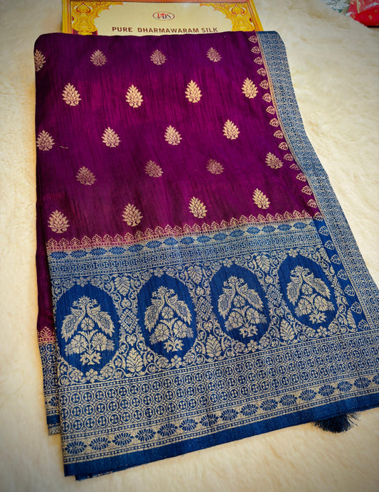 Raw Mango Pattu saree