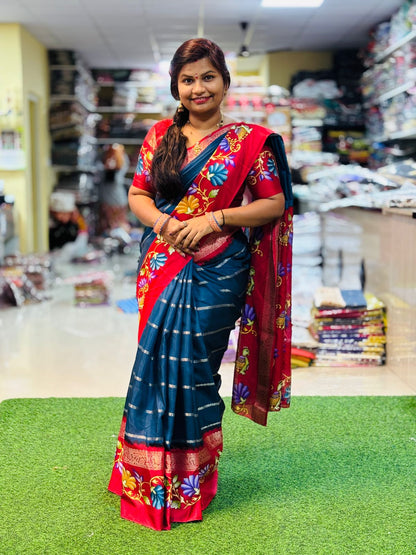 Thanjore Mangalagiri Kanchi Silk